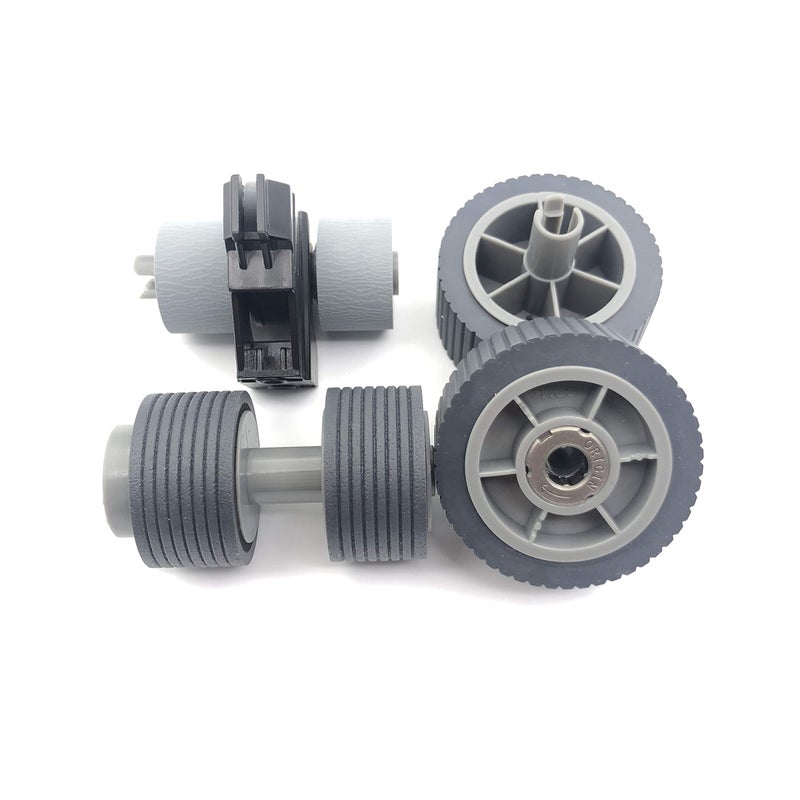 OKLILI 1SET X PA03740-K010 PA03740-K011 Consumable Kit Pick Roller + Brake Roller Pickup Roller Separation Roller Compatible with Fujitsu fi-7600 fi-7700 fi-7700S - Image 4
